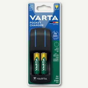 Ladegerät Pocket Charger für 2-4 Micro AAA / Mignon AA (2.100 mAh)