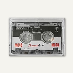 WMC Diktierkassette MC-45 Micro, 2x 22,5 Minuten, 24128/1.45 