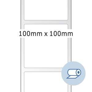 Rollenetiketten - 100 x 100 mm