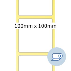 Rollenetiketten - 100 x 100 mm