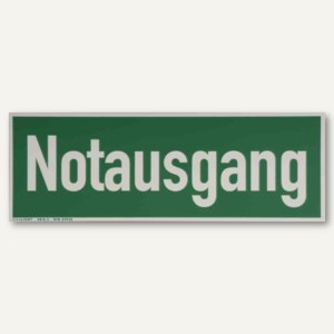 Hinweisschild - Notausgang