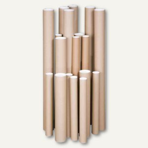 smartboxpro Versandrohre - Innenmaß: 610 x 75 mm, braun, 10 Stück, 339102310