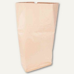 Bio-Müllsack - 120 Liter, Papier, 700x920 mm, 10my, braun, 25St., 35558