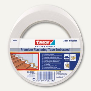 Maurer Putzband 4840 Premium, Soft-PVC, 50 mm x 33 m, weiß, 5 Rollen