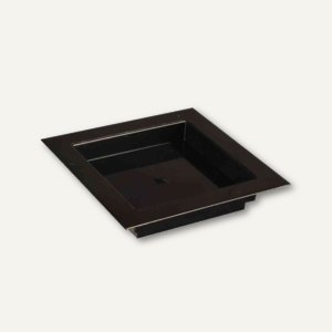 Papstar Fingerfood-Teller, quadratisch, 7 x 7 cm, schwarz, 600 Stück, 85664