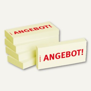 Haftnotizen bedruckt: Angebot!