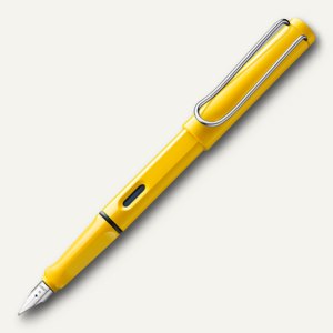 LAMY Füllhalter Safari, Feder B, Kunststoff, gelb glänzend, 08113
