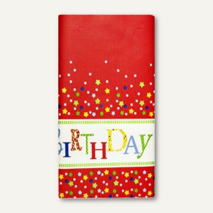 Motiv-Tischdecke Happy Birthday
