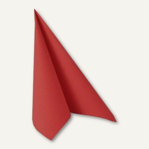 Servietten "ROYAL Collection", 1/4-Falz, 25 x 25 cm, rot, 300 Stück, 86238