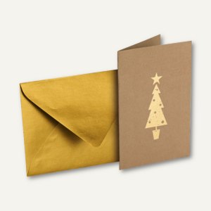 Weihnachtskarte DIN A6 + Umschlag DIN C6