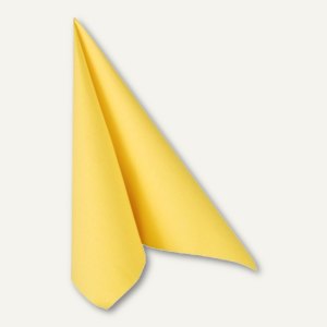 Servietten "ROYAL Collection", 1/4-Falz, 25 x 25 cm, gelb, 300 Stück, 86241