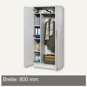 Flügeltürschrank mit Garderobe