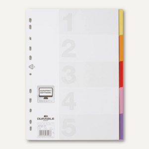 Kunststoff-Register VARICOLOR DIN A4