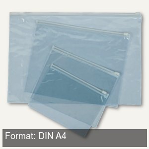 Gleitverschluss-Tasche Clear bag DIN A4