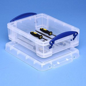 Aufbewahrungsboxen 1.75 Liter, 240 x 180 x 75 mm, transparent, 2 Stück, 4804485