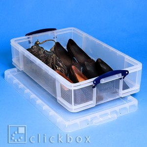 Aufbewahrungsbox 33 Liter, 710 x 440 x 165 mm, transparent, 4804799