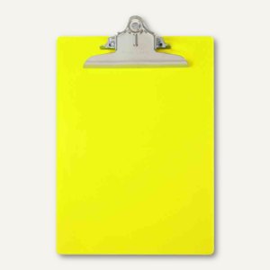 Klemmbrett SAFETY, 225 x 340 mm, DIN A4, Kunststoff 2.5 mm, neongelb, 21673