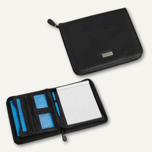 Schreibmappe "Excellent de luxe" - DIN A5, Kunstleder, 20x25 cm, schwarz, 98994