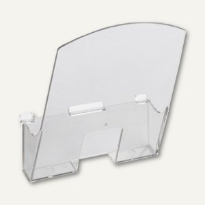 Prospekthalter PRO - Acryl, DIN A5, 167 x 105 x 190 mm, transparent, PSFAA522