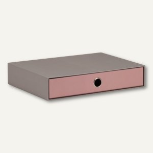 Schubladenbox für DIN A4 - KHAKI - BLUSH