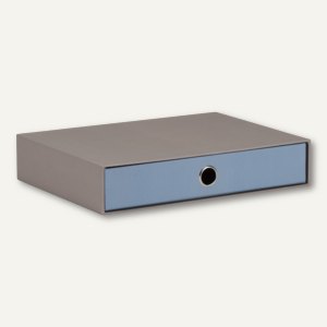 Schubladenbox für DIN A4 - KHAKI - BLUE