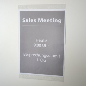 Infotasche NOTEfixx, für DIN A5, selbsthaftend, transparent, 5 Stück, 379505