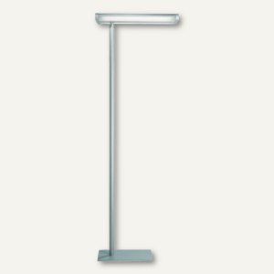 Stehleuchte 9055, seitl. Standrohr, H178 cm, 4xT5/G5 / 230V / 14W, Metall silber