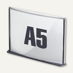 officio Tisch-/Türschild, DIN A5, 23 x 16 x 2.5 cm, Kunststoff, anthrazit