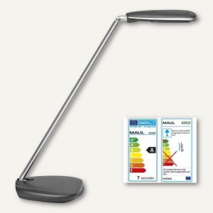 LED-Tischleuchte MAULpulse colour vario, (H)47.5 cm, 7 Watt, dimmbar, silber
