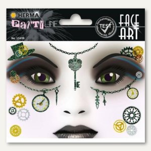 Face Art Sticker Steampunk Amelia