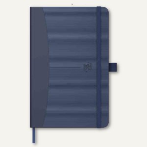 Oxford Notizbuch "Signature", DIN A5, kariert, blau, 80 Blatt, 100735222