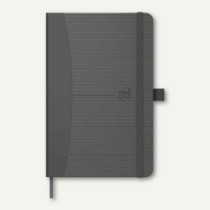 Oxford Notizbuch "Signature", DIN A5, liniert, grau, 80 Blatt, 100735223