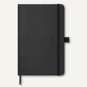 Oxford Notizbuch "Signature", DIN A5, liniert, schwarz, 80 Blatt, 100735218