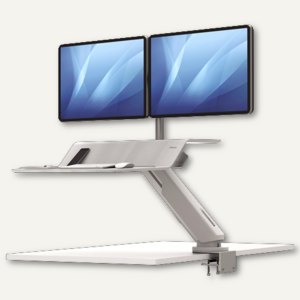 Sitz-Steh Workstation Lotus RT für 2 Monitore
