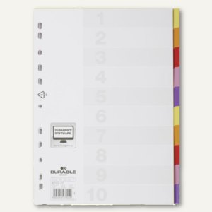 Kunststoff-Register VARICOLOR DIN A4