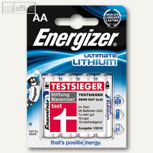 Batterie Ultimate Lithium AA/LR6 Mignon