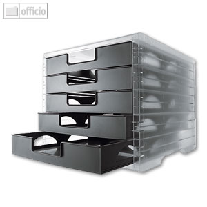 Bürobox LightBox mit 5 Schubladen