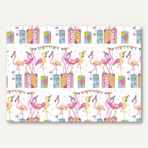 Geschenkpapier Flamingos