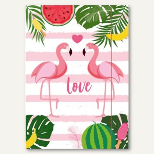 Zeichnungsmappe Flamingos