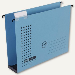 Hängesammler chic, DIN A4, Bodenbreite: 60 mm, strapazierfähig, blau, 5 Stück