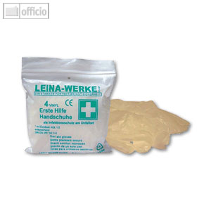 Leina Erste Hilfe Handschuhe REF 43011 Leina Erste Hilfe Handschuhe REF 43011