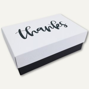 Geschenkbox Lettering THANKS XL