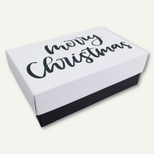 Geschenkbox Lettering MERRY CHRISTMAS XL
