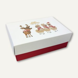 Geschenkbox ALPACA CHRISTMAS S