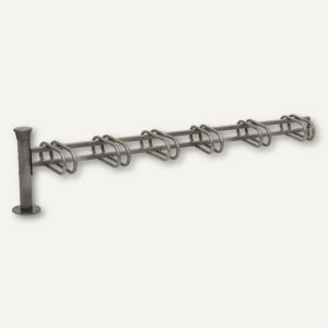 Fahrradständer PROVINCE - Erweiterungsmodul, 6 Plätze, einseitig, Kopf FORUM