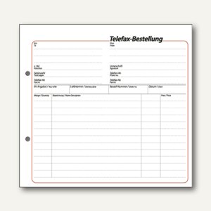 Formular Telefax-Bestellung