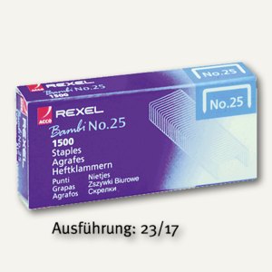 Heftklammern Nr. 23