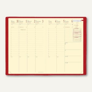 MINISTER PRESTIGE Kalender -16 x 24 cm - 1 Woche / 2 Seiten