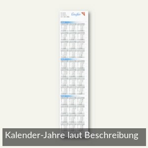 Durella Kalenderstreifen für 3 Jahre - 39 x 9 cm