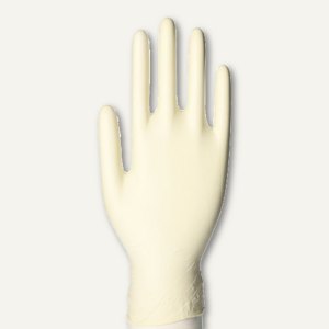 Papstar Einmalhandschuhe, Größe S, puderfrei, weiß, Latex, 10x 100 Stück, 95989